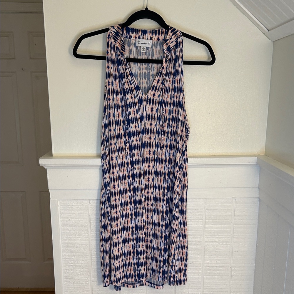 Veronica M Patterned Blue & Pink Dress size Women’s XS